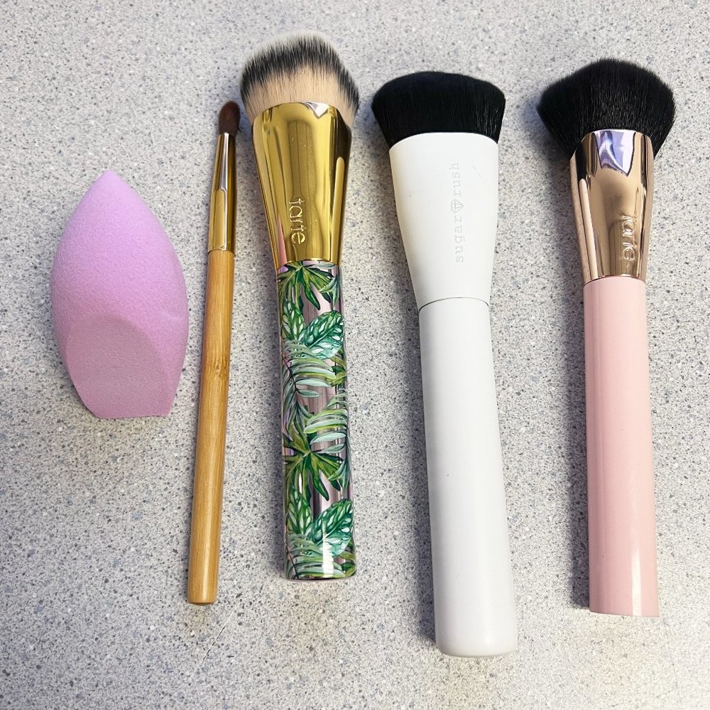 Tarte 5 Piece Makeup Brush Set NEW